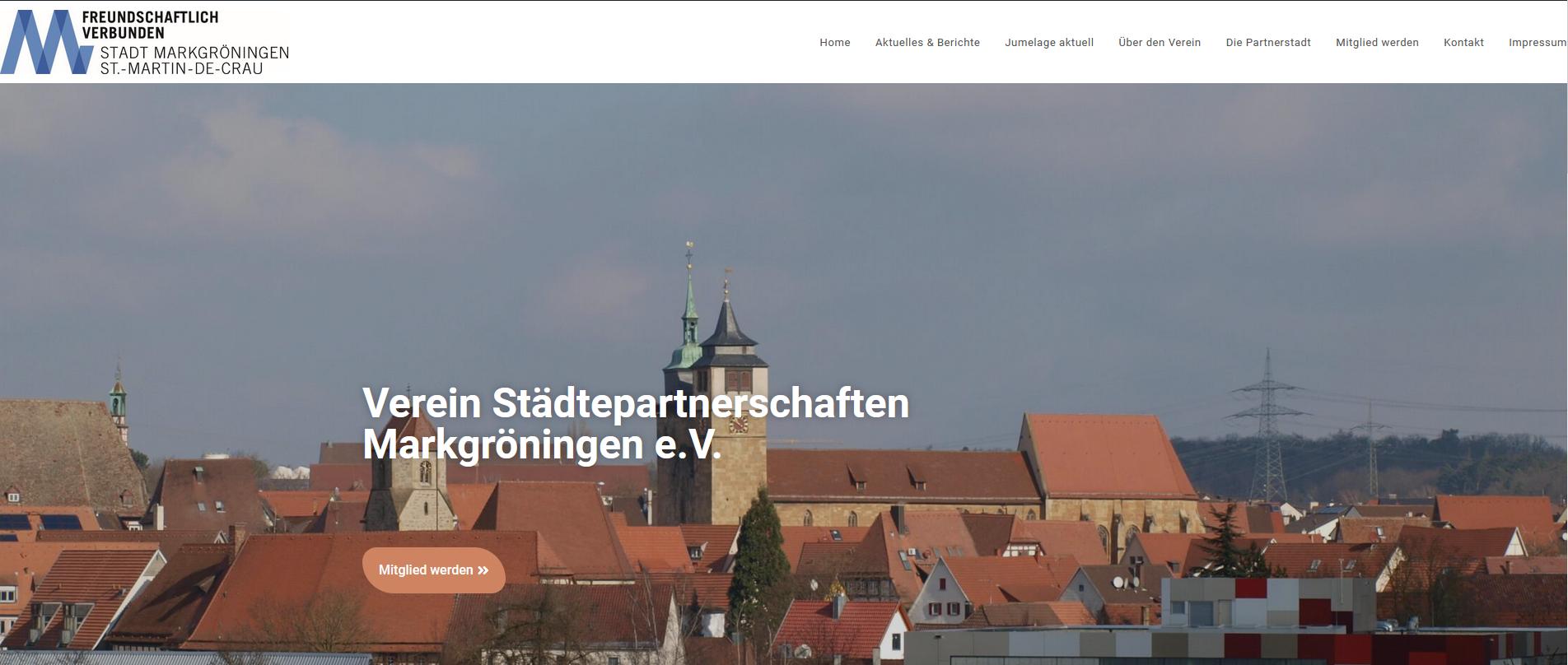 You are currently viewing Neue Web­site des Ver­eins Städ­te­part­ner­schaf­ten Mark­grö­nin­gen